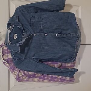 Two Girls Button Down Shirts